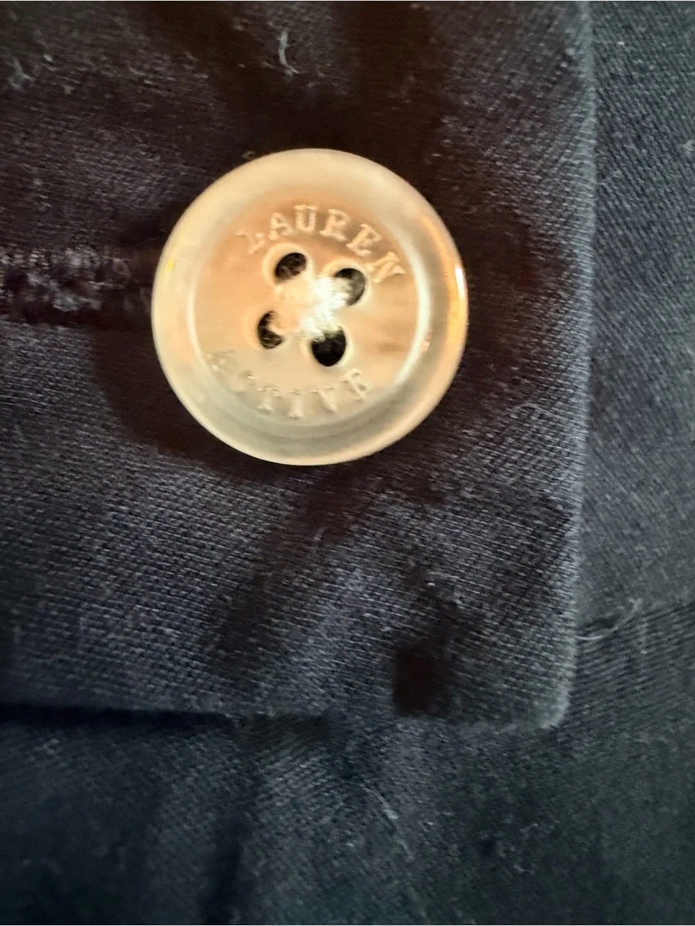 Lauren Ralph Lauren Black Mini Skort with Front Button size 16